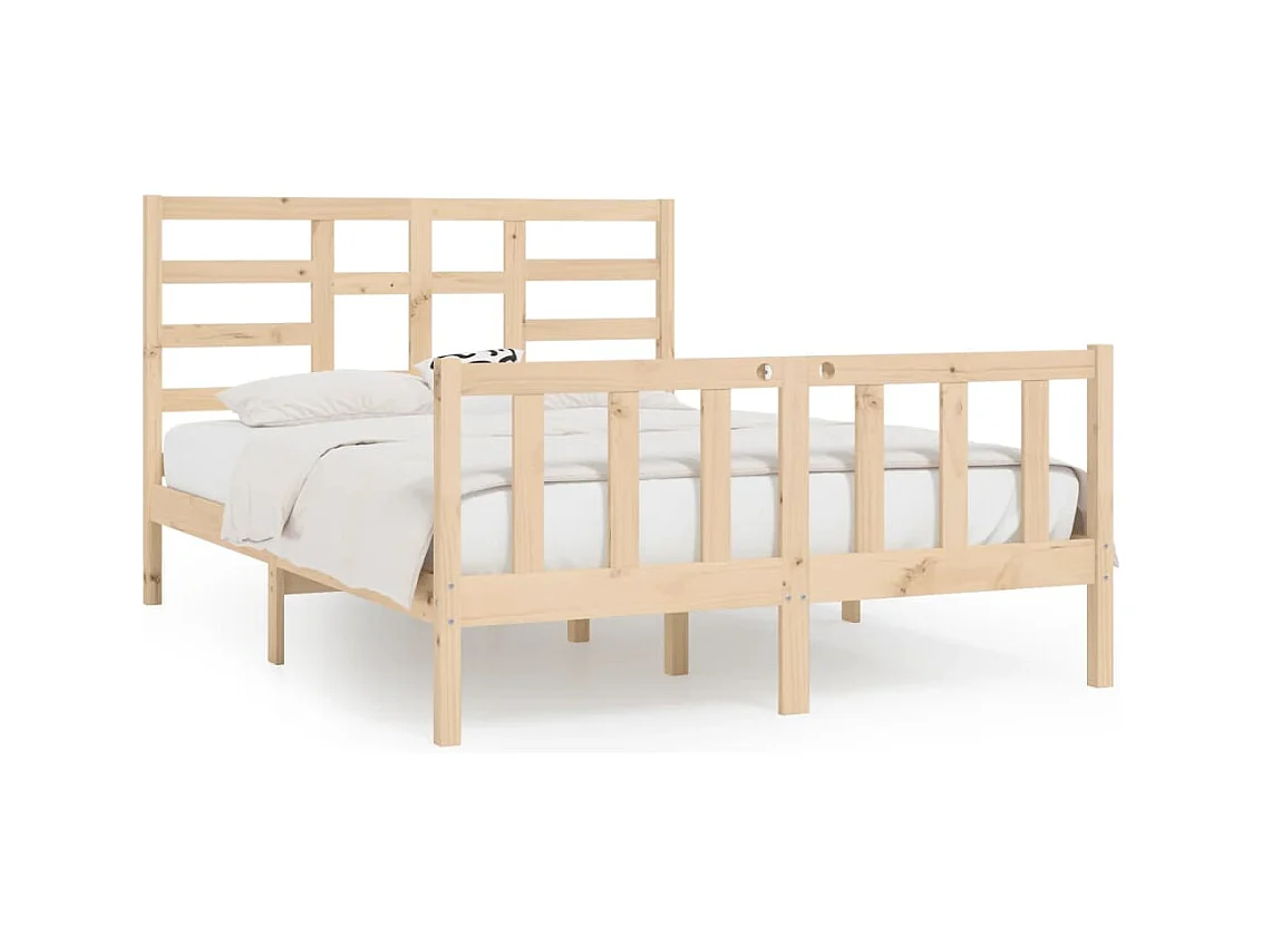 Bedframe zonder matras 140x200 cm massief grenenhout
