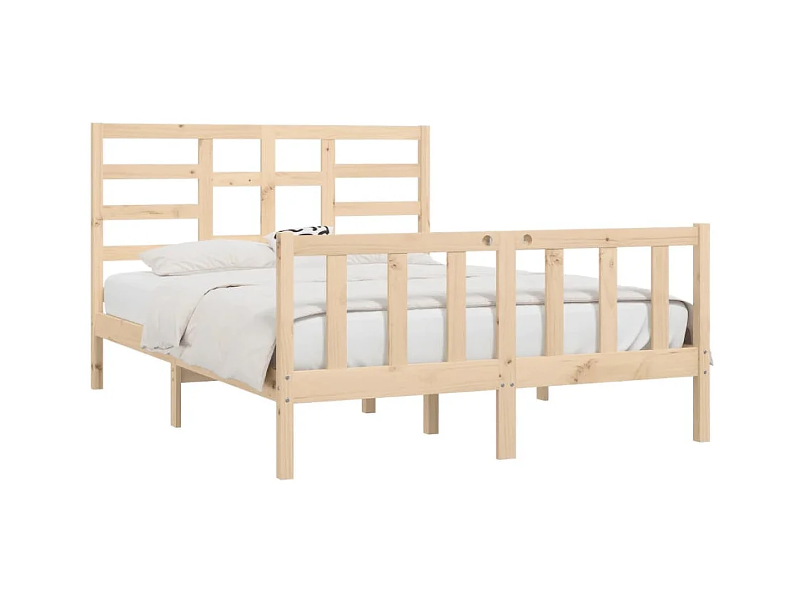 Bedframe zonder matras 140x200 cm massief grenenhout
