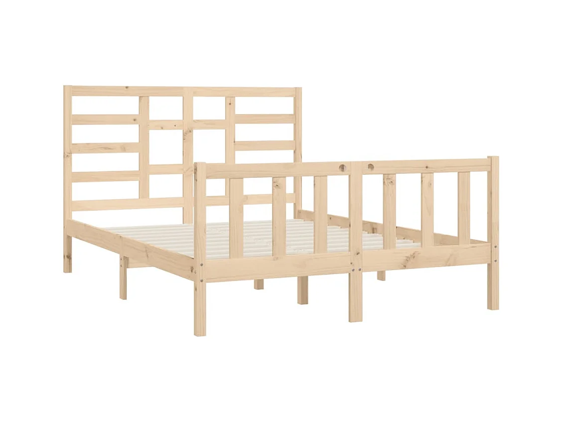 Bedframe zonder matras 140x200 cm massief grenenhout