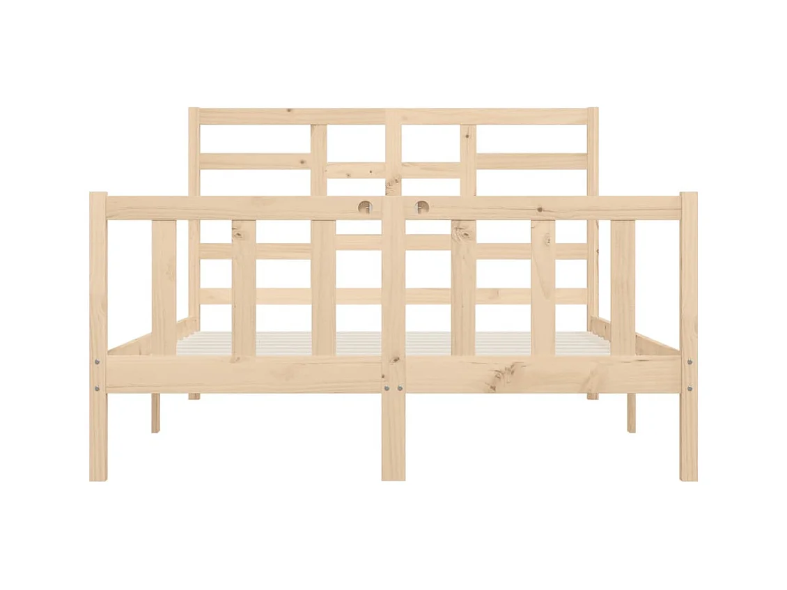 Bedframe zonder matras 140x200 cm massief grenenhout