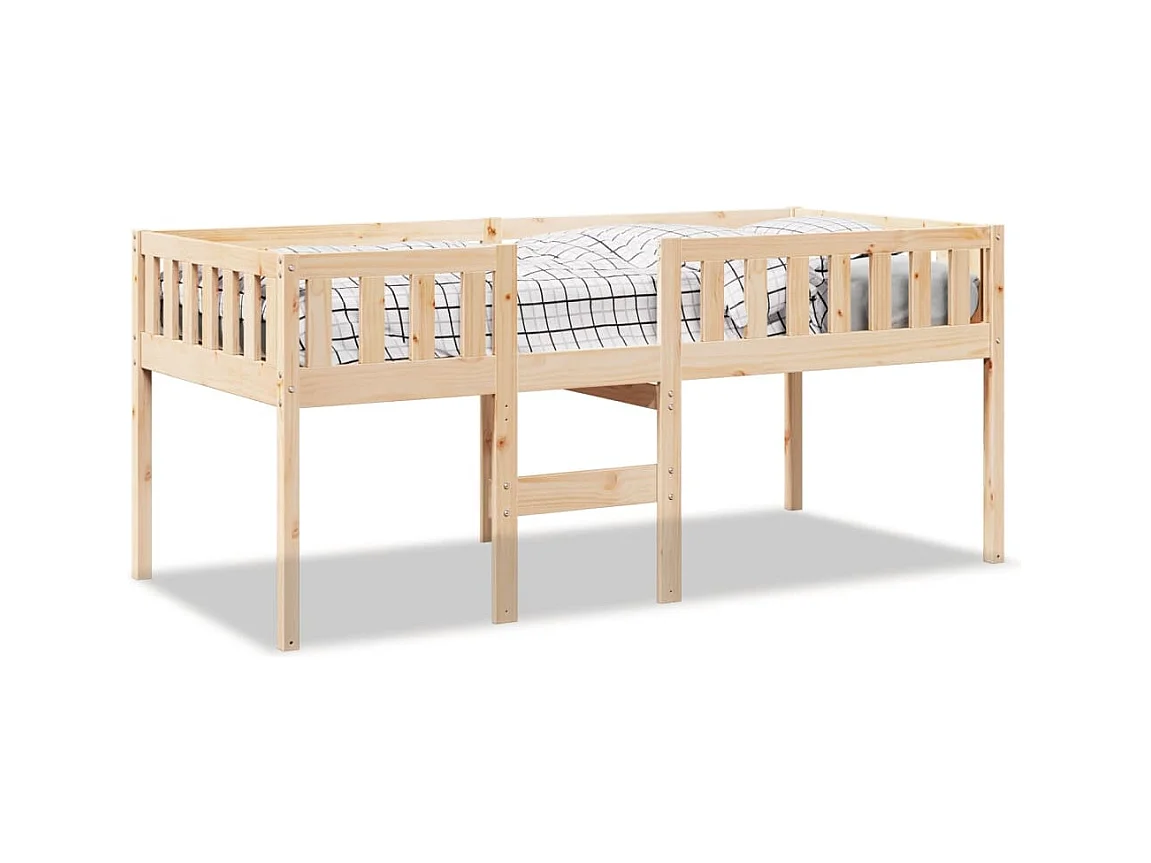 Lit pour enfants sans matelas 80x200 cm bois de pin massif