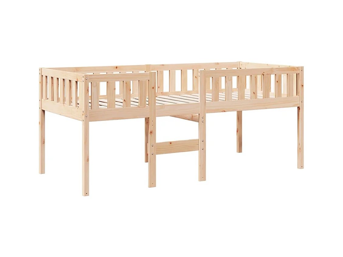 Lit pour enfants sans matelas 80x200 cm bois de pin massif