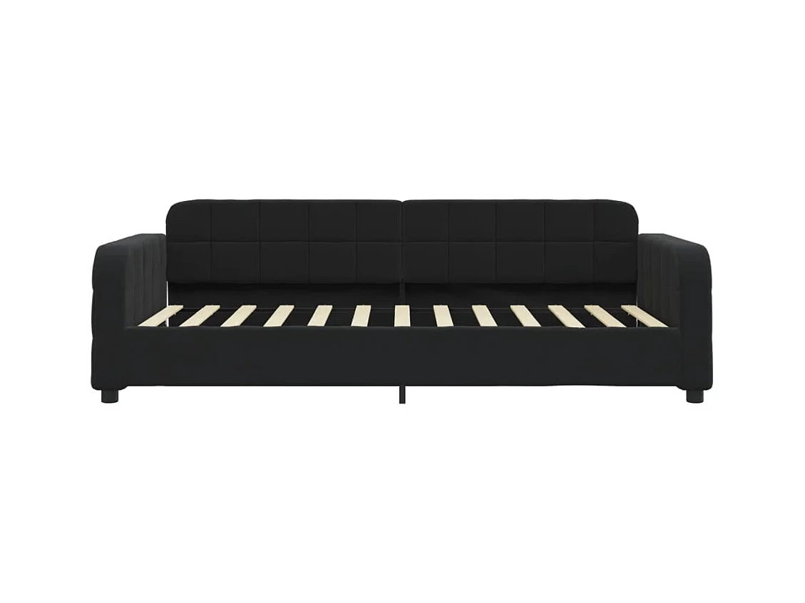 Dagbed met zwarte fluwelen matras 90x200 cm