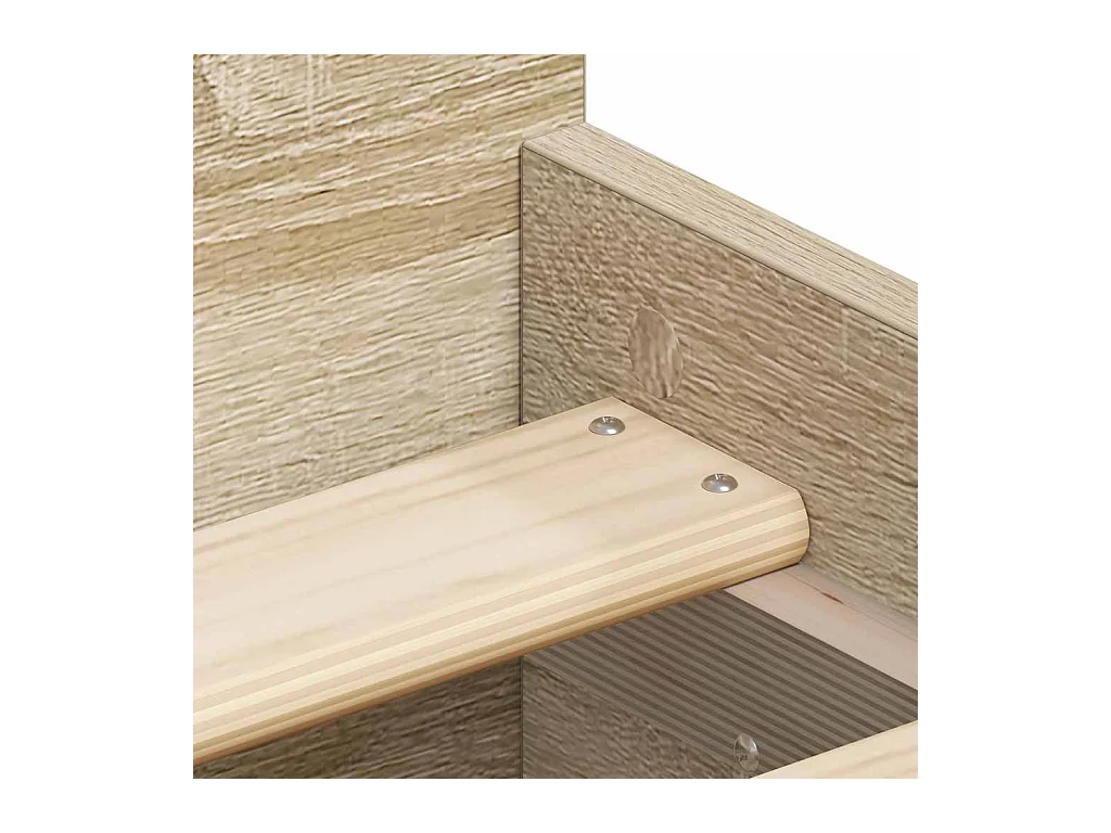 Bedframe zonder matras Sonoma eiken 90x190 cm