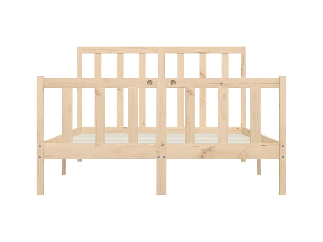 Struttura letto senza materasso 160x200 cm in legno massello