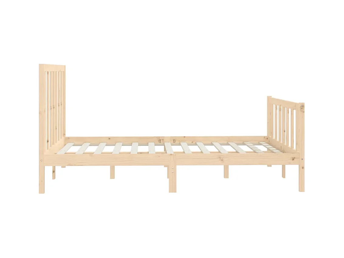 Struttura letto senza materasso 160x200 cm in legno massello