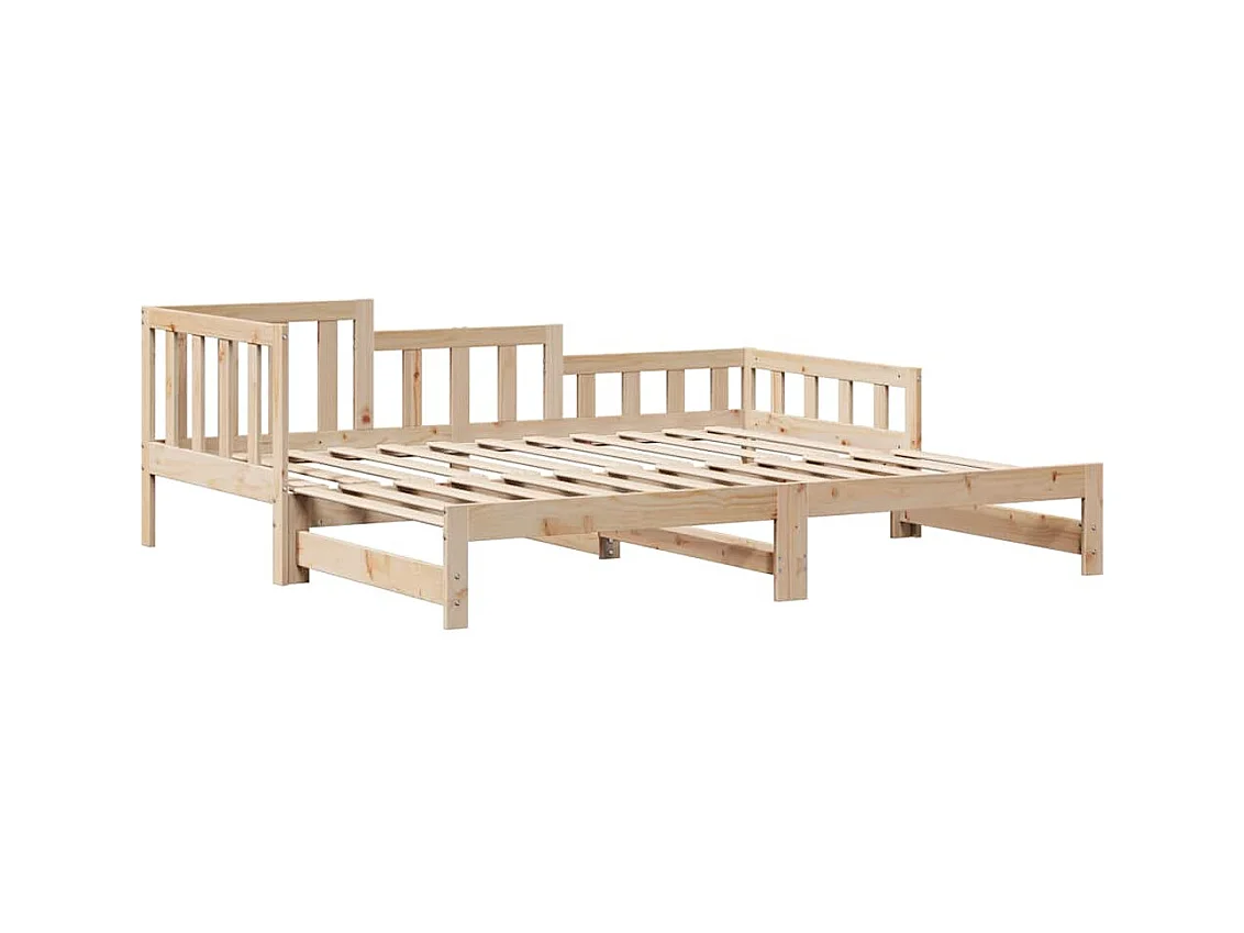 Dagbed met onderschuifbed en lades zonder matras 90x190 cm