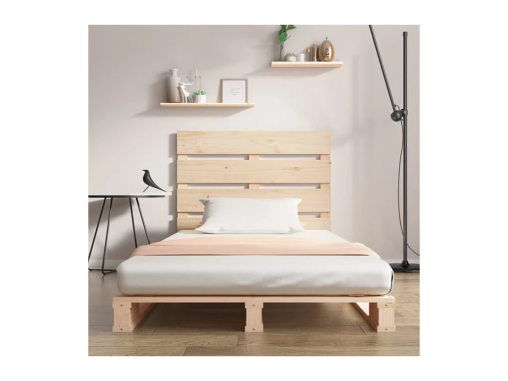 Struttura letto 90x190 cm Semplice legno massello di pino
