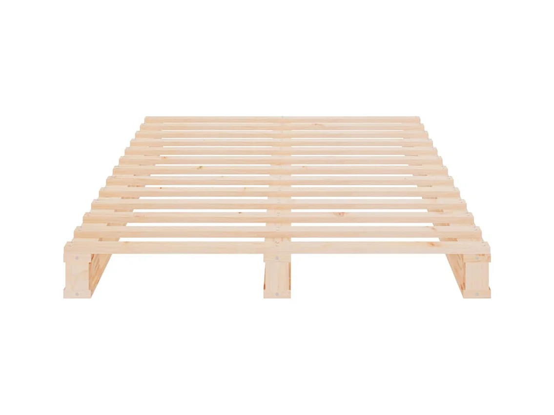 Struttura letto 90x190 cm Semplice legno massello di pino