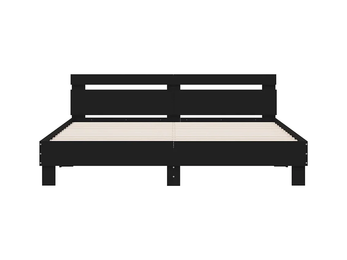 Bedframe zonder matras zwart 180x200 cm