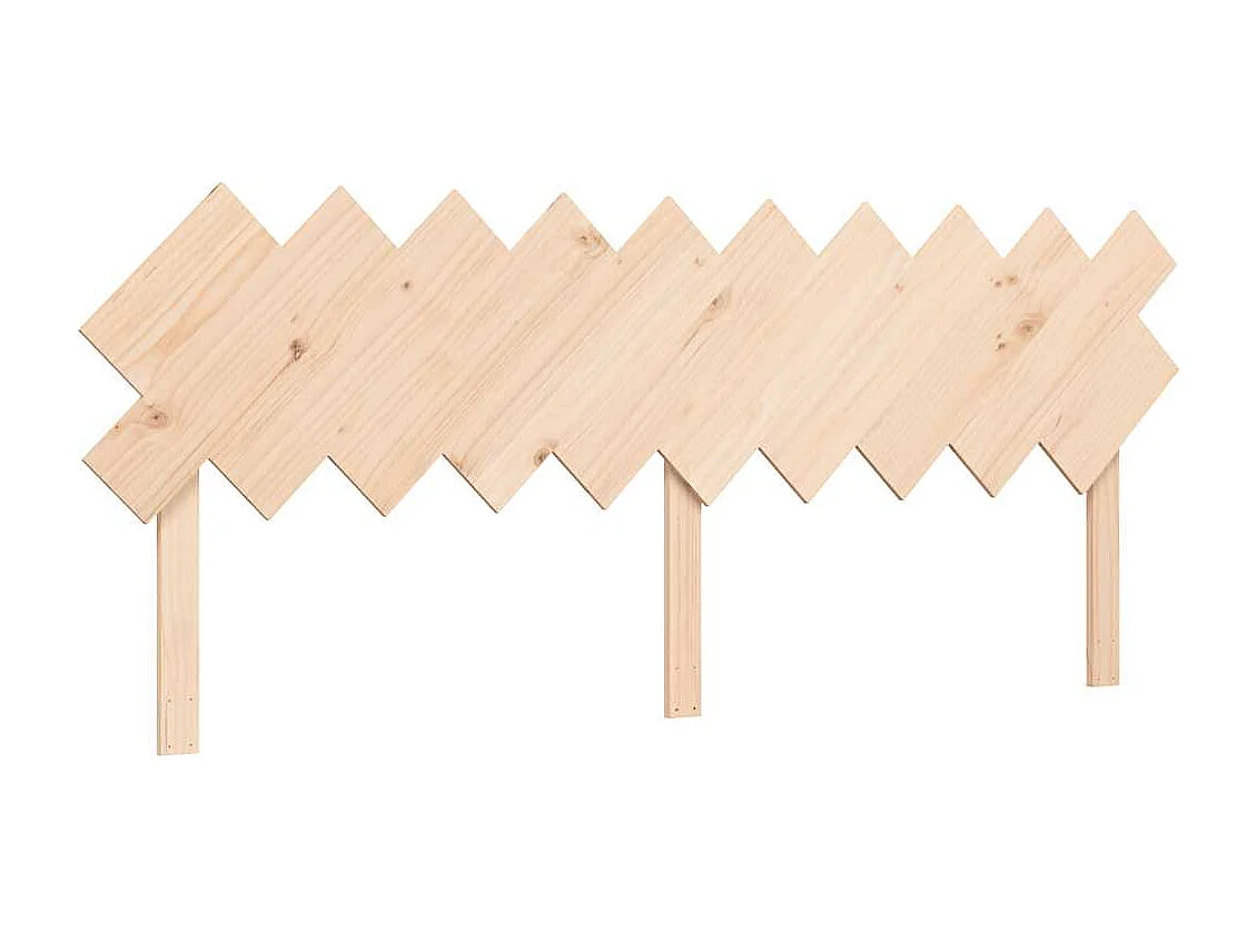 Struttura letto senza materasso 200x200 cm in legno massello di pino