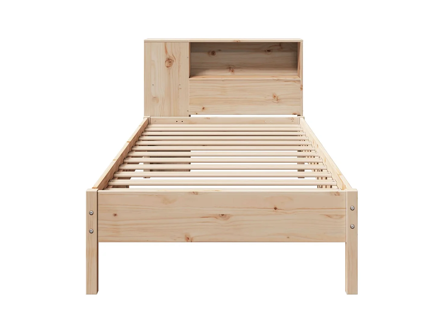 Boekenkastbed zonder matras 90x200 cm massief grenenhout