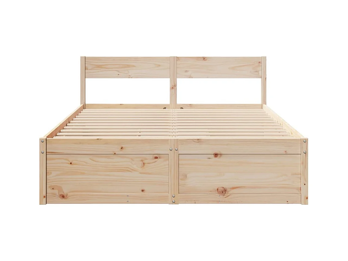 Bedframe zonder matras 160x200 cm massief grenenhout