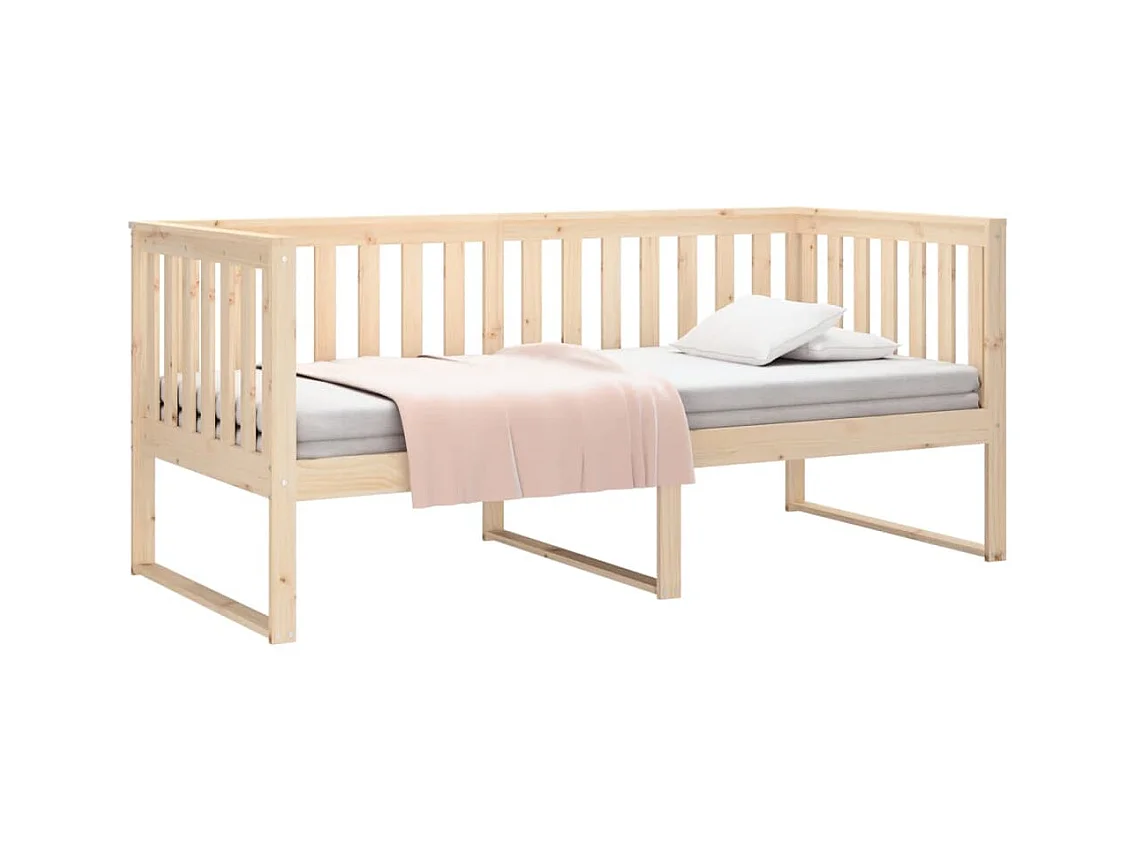 Lit de jour sans matelas 100x200 cm bois de pin massif