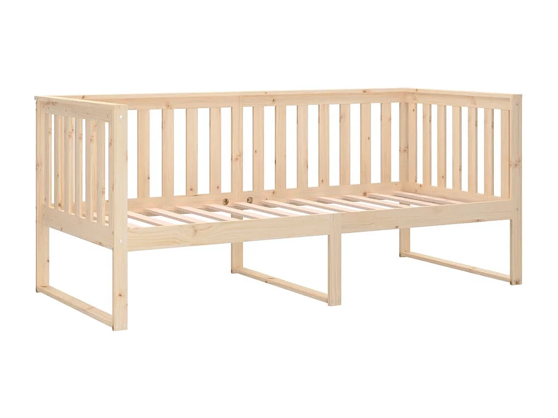 Lit de jour sans matelas 100x200 cm bois de pin massif