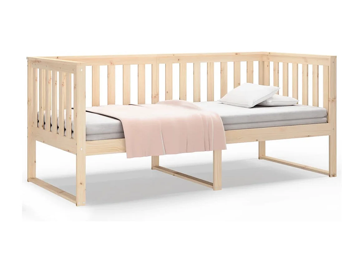 Dagbed zonder matras 100x200 cm massief grenenhout