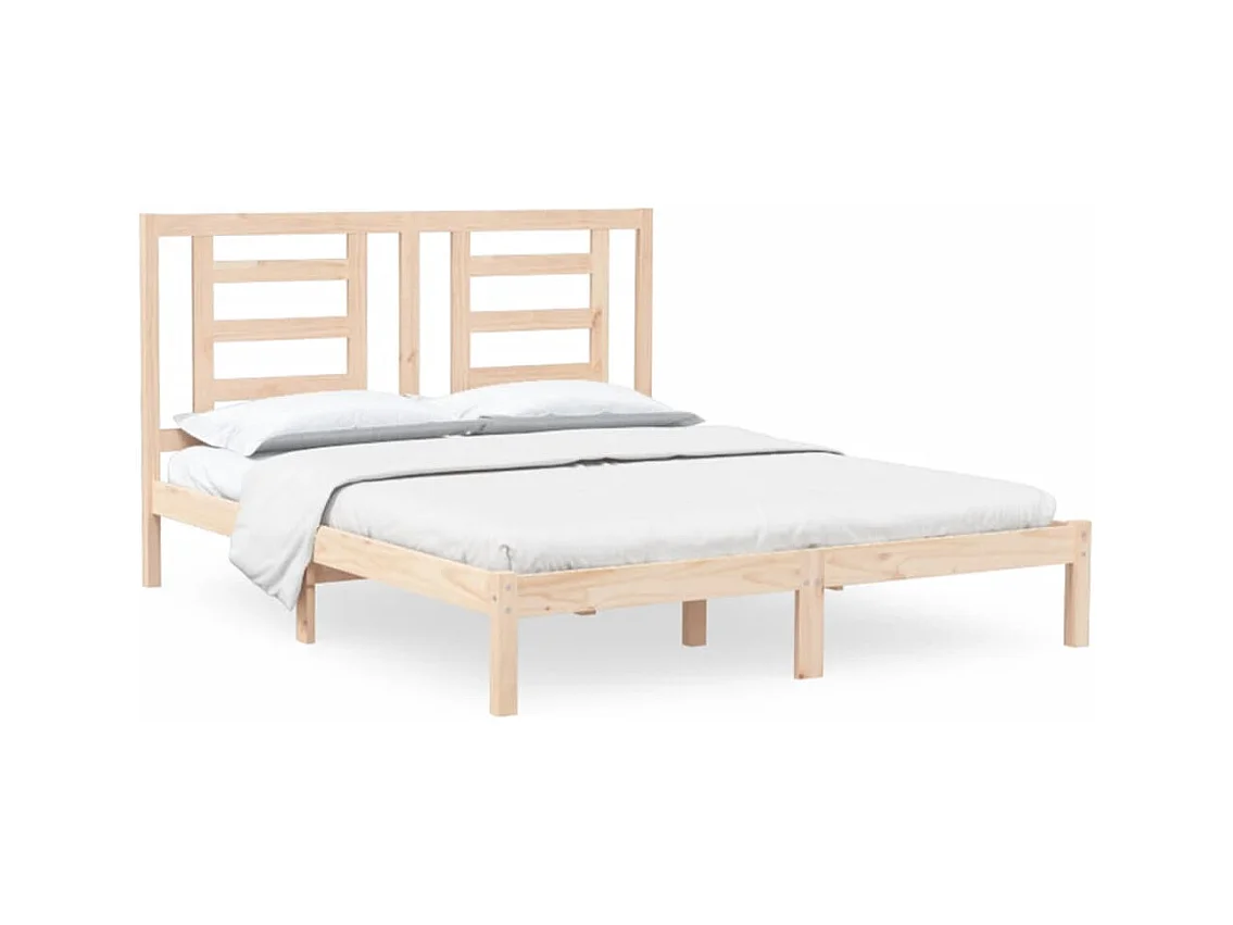 Bedframe zonder matras 160x200 cm massief grenenhout