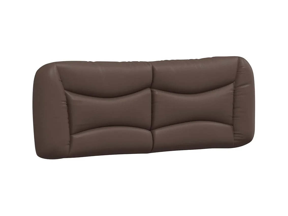 Cadre de lit avec LED sans matelas marron 120x200 cm