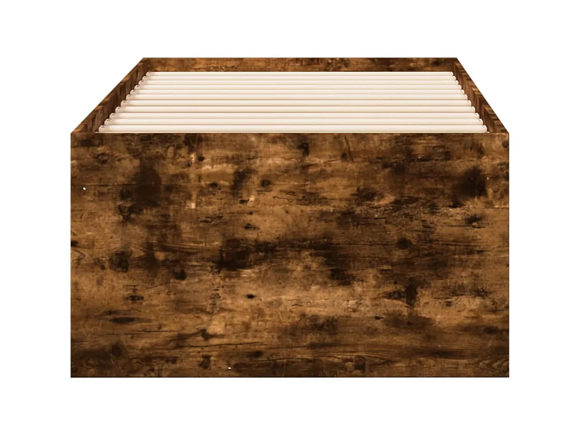Dagbed met lades zonder matras gerookt eiken 75x190 cm