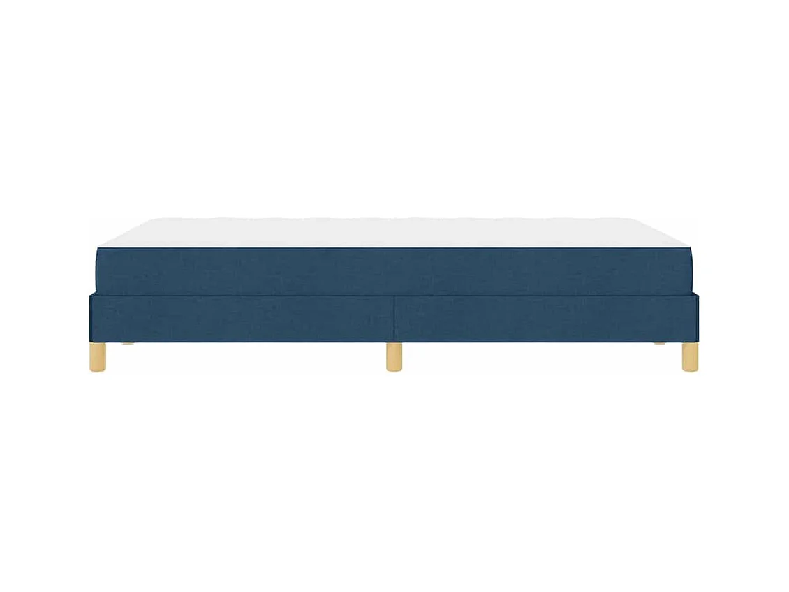 Letto Box Spring blu e marrone 120 x 200 cm