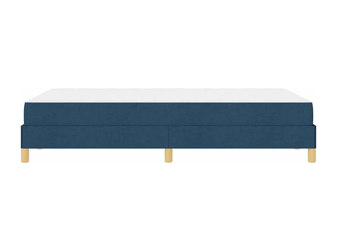 Letto Box Spring blu e marrone 120 x 200 cm