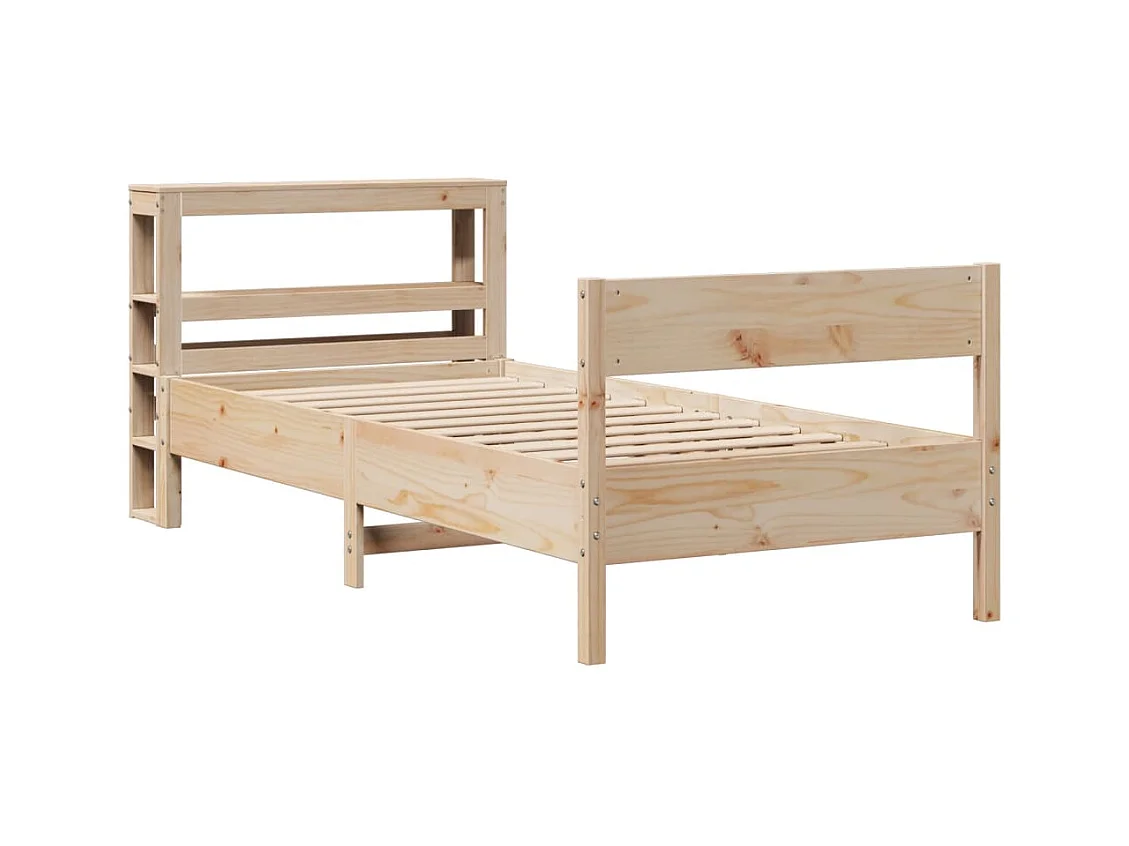 Bedframe zonder matras 75x190 cm massief grenenhout