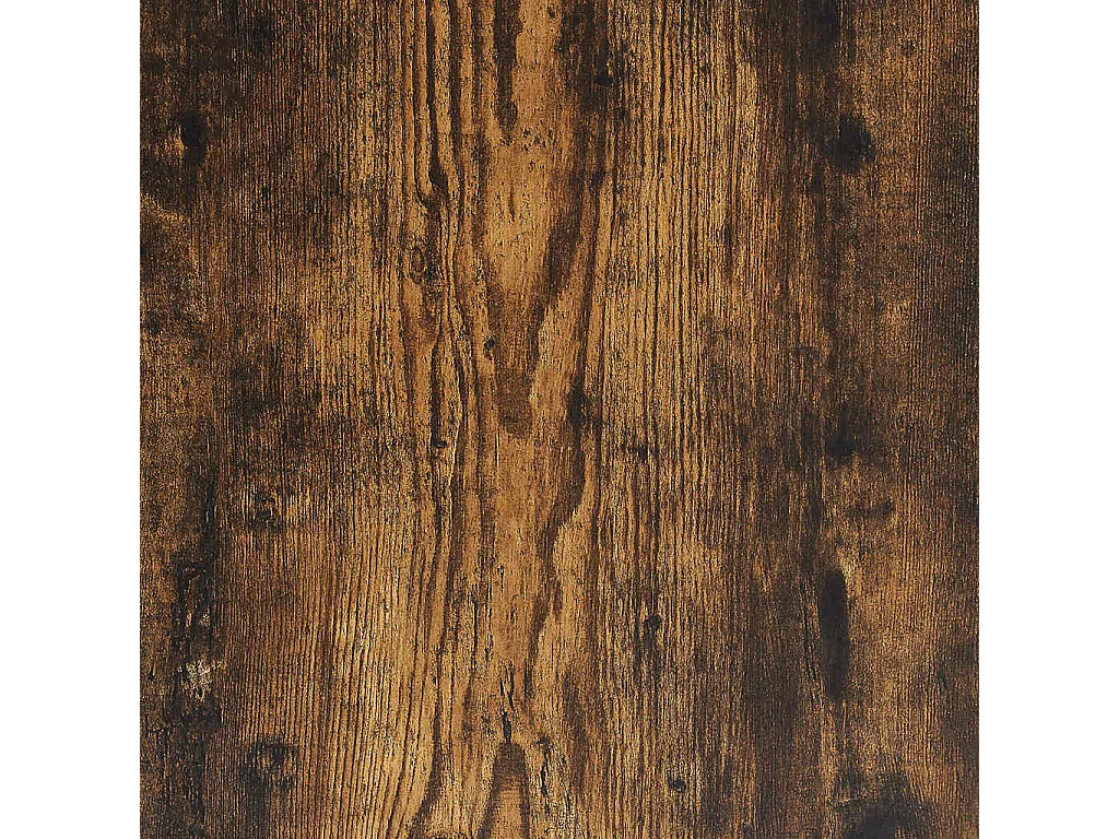 Cadre de lit sans matelas chêne fumé 180x200 cm