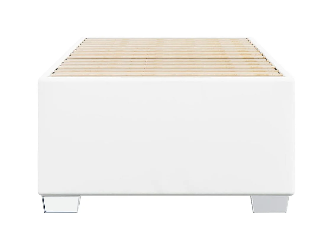 Bedframe zonder matras wit 90x190 cm kunstleer