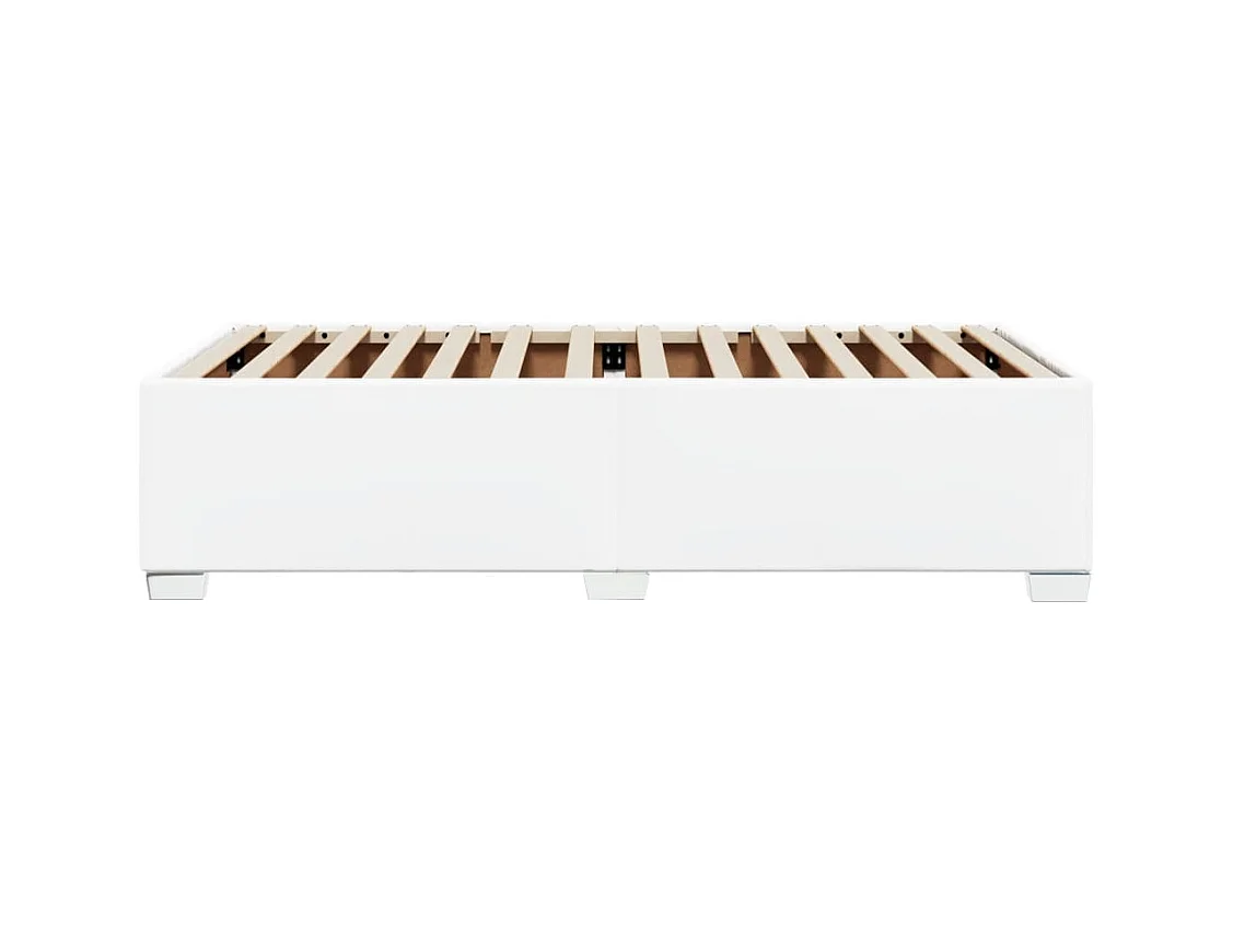 Bedframe zonder matras wit 90x190 cm kunstleer