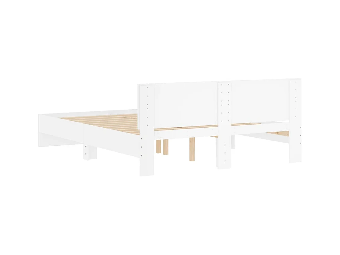 Bedframe zonder witte matras 140x190 cm