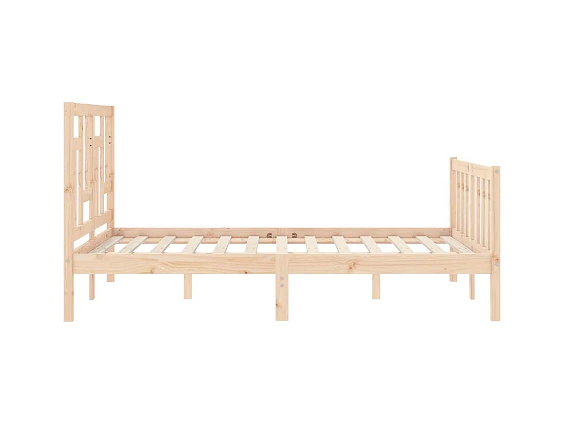 Bedframe zonder matras 140x200 cm massief grenenhout