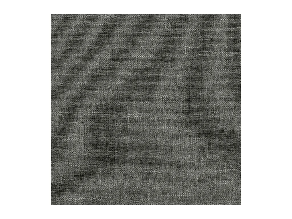 Struttura letto senza materasso tessuto grigio scuro 200x200 cm