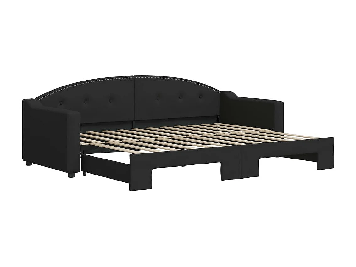 Cama de día con nido sin colchón 80x200 cm