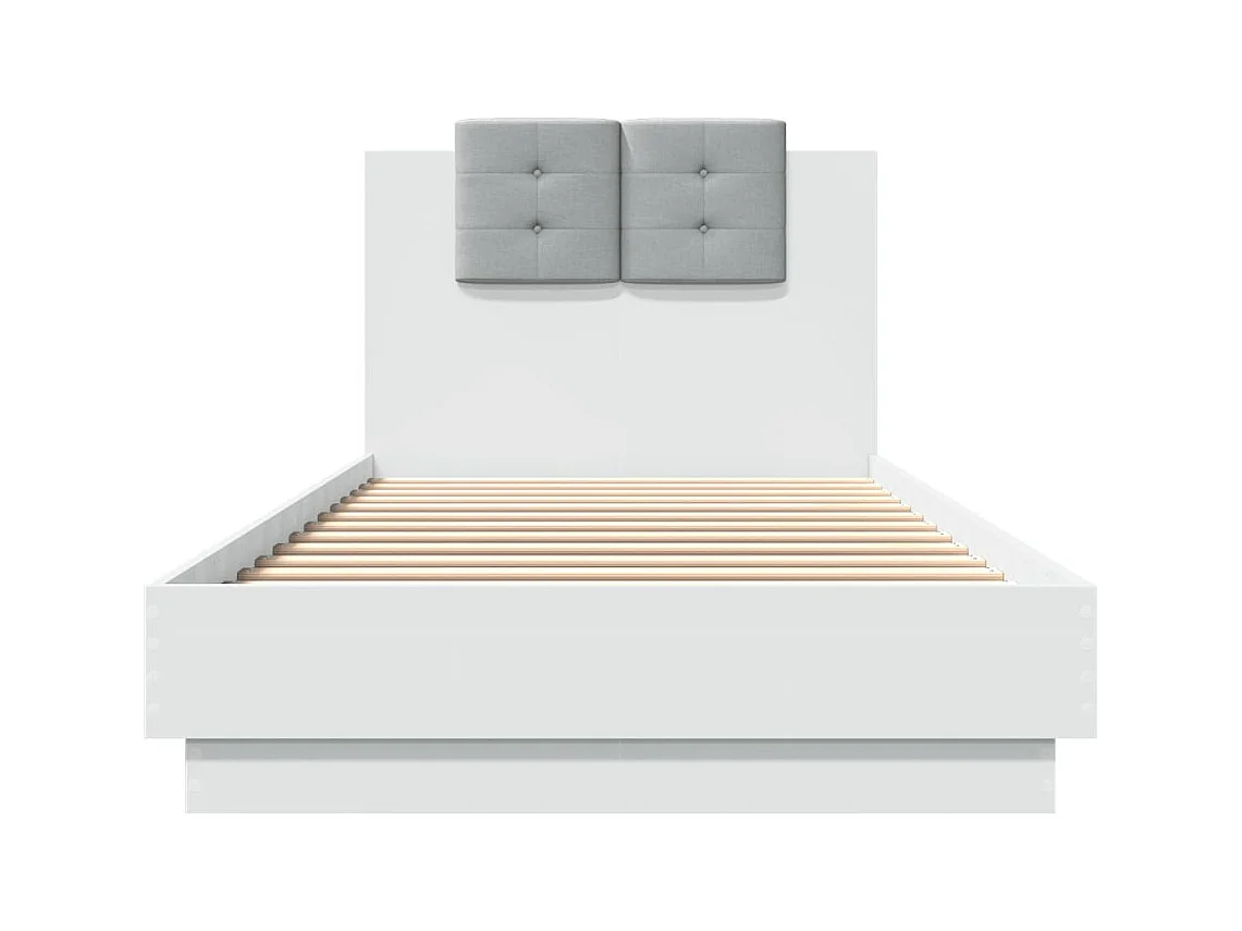 Bedframe zonder matras wit 100x200 cm