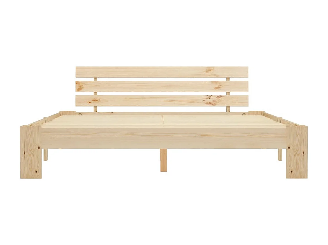 Cadre de lit sans matelas 180x200 cm bois massif de pin
