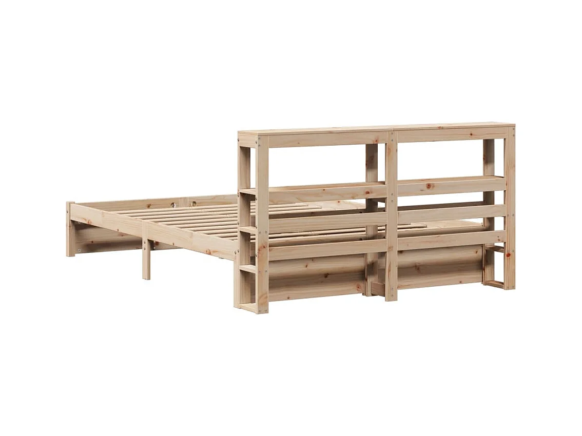 Bedframe met hoofdbord zonder matras 160x200 cm