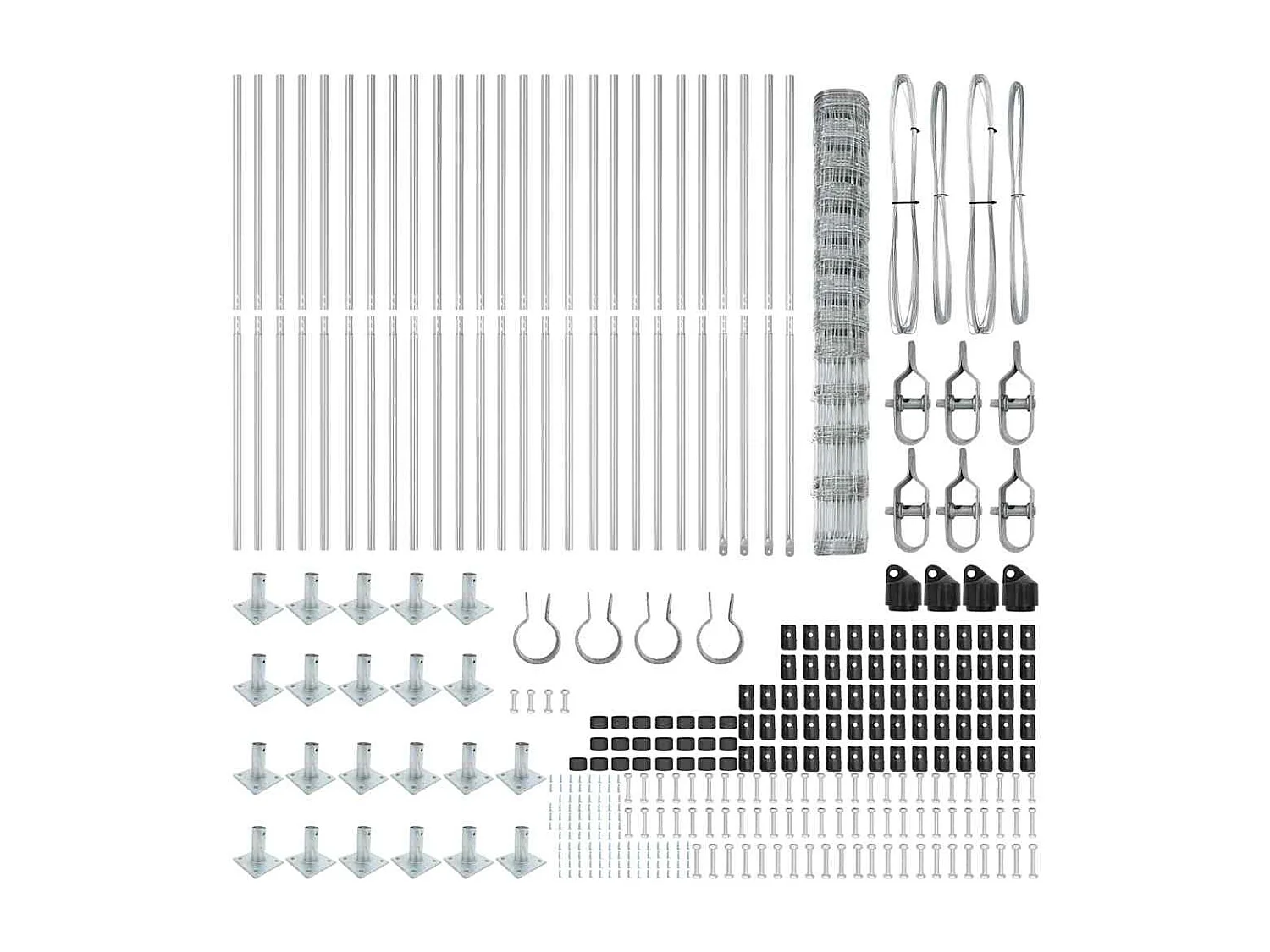 Bedframe zonder matras zwart massief hout 200x200 cm