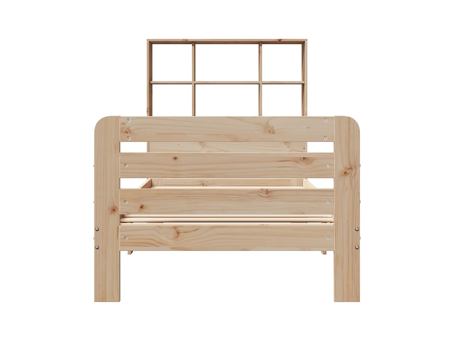 Cadre de lit sans matelas 90x190 cm bois de pin massif