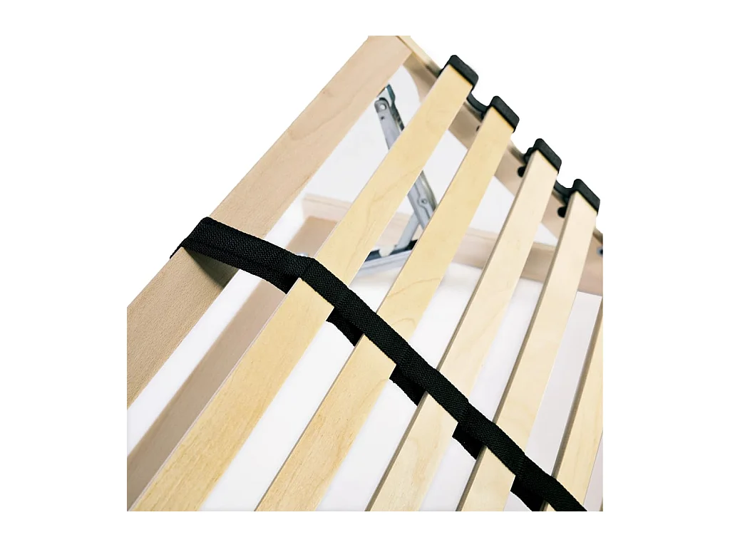 Lattenbodems zonder matras 2 stuks met 28 latten 70x200 cm