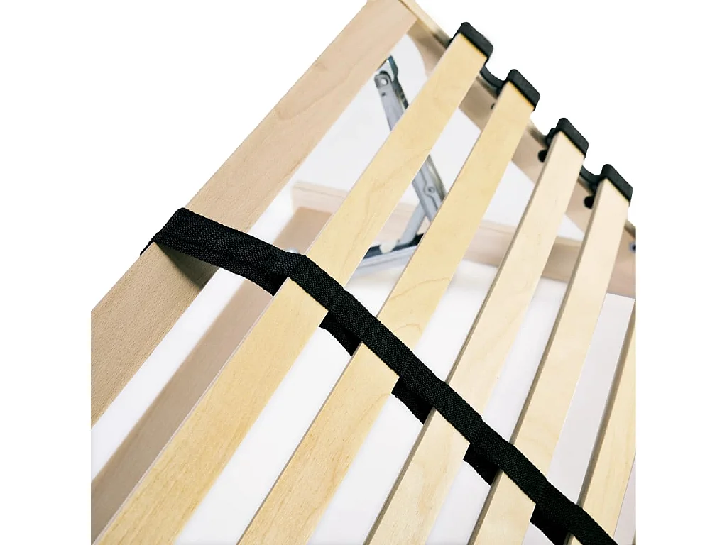 Lattenbodems zonder matras 2 stuks met 28 latten 70x200 cm