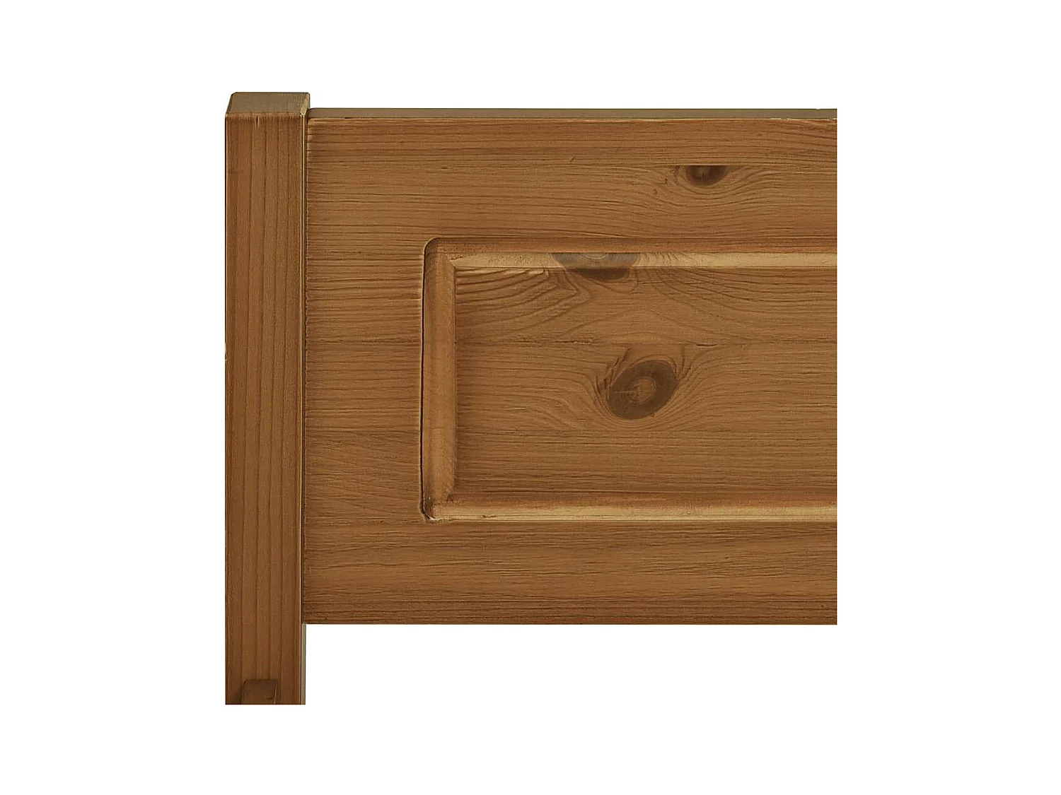 Bedframe zonder matras massief grenen honingbruin 140x200 cm