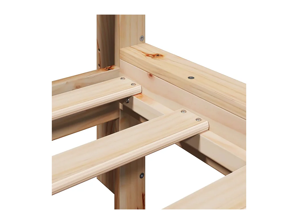 Bedframe zonder matras 160x200 cm massief grenenhout