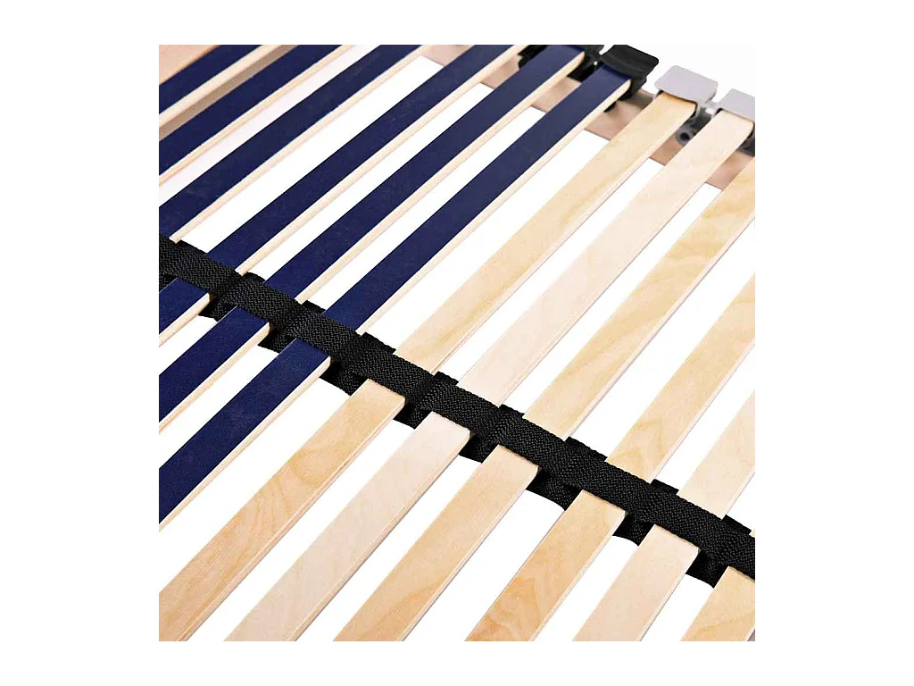 Sommier à lattes Marron 140 x 190 cm Bois de hêtre massif