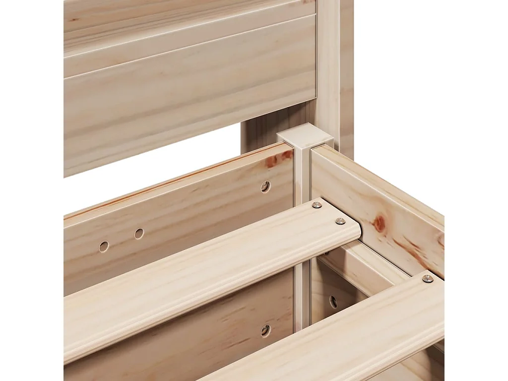 Bedframe zonder matras 90x200 cm massief grenenhout