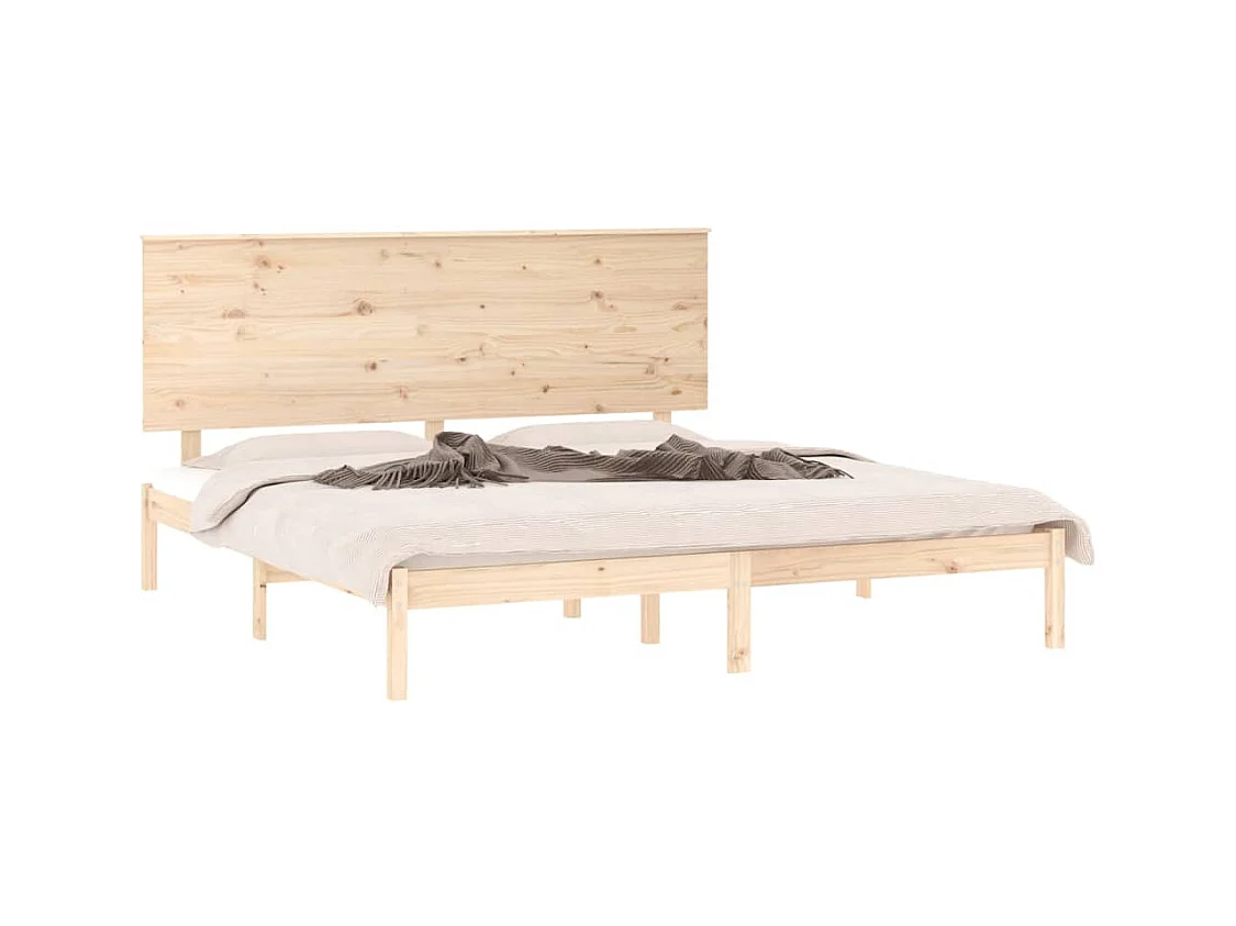 Bettgestell ohne Matratze 160x200 cm Kiefer Massivholz