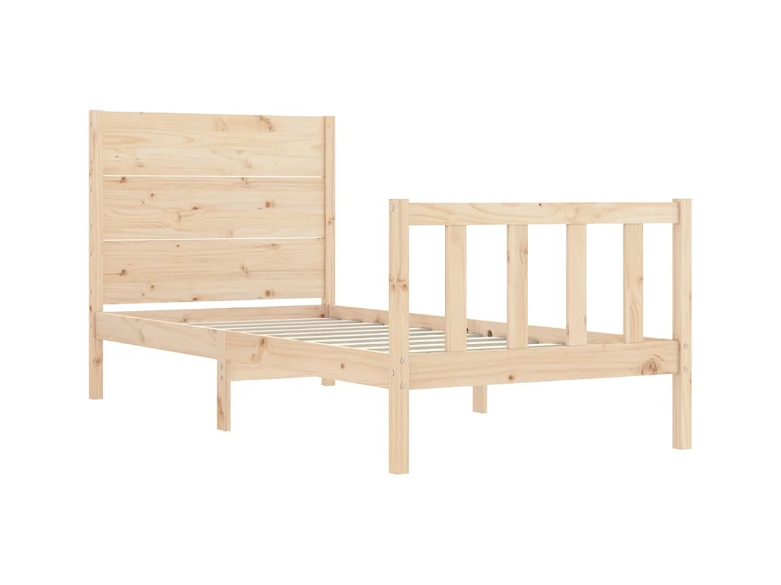 Bedframe zonder matras 100x200 cm massief grenenhout