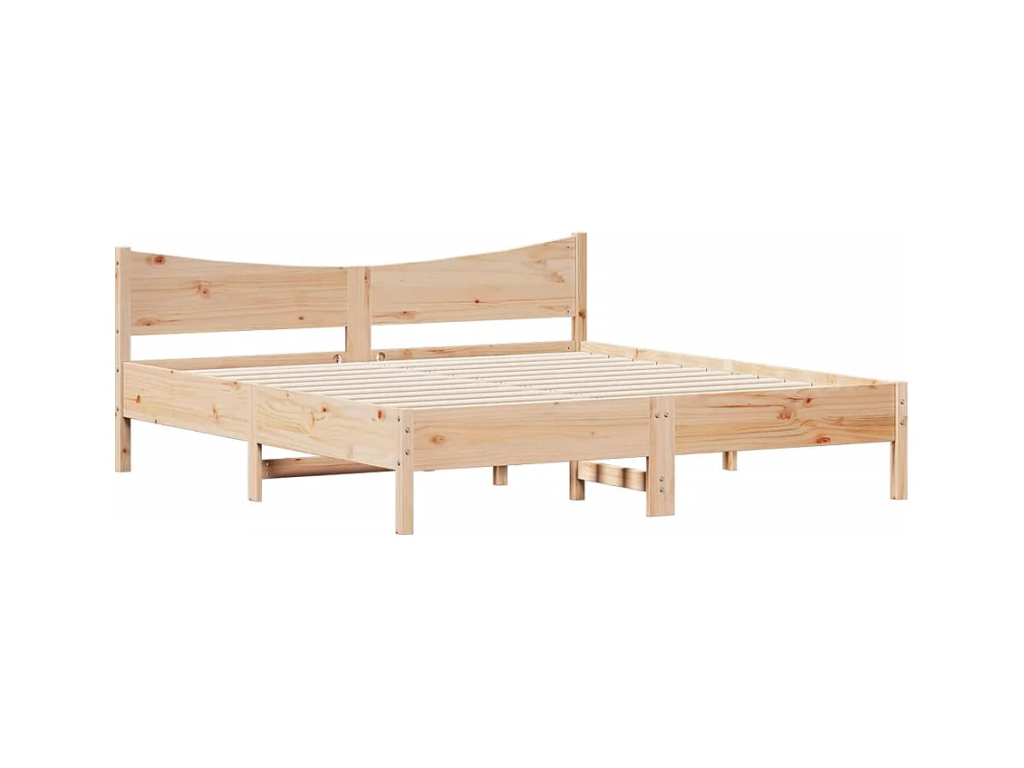 Bedframe zonder matras 180x200 cm massief grenenhout