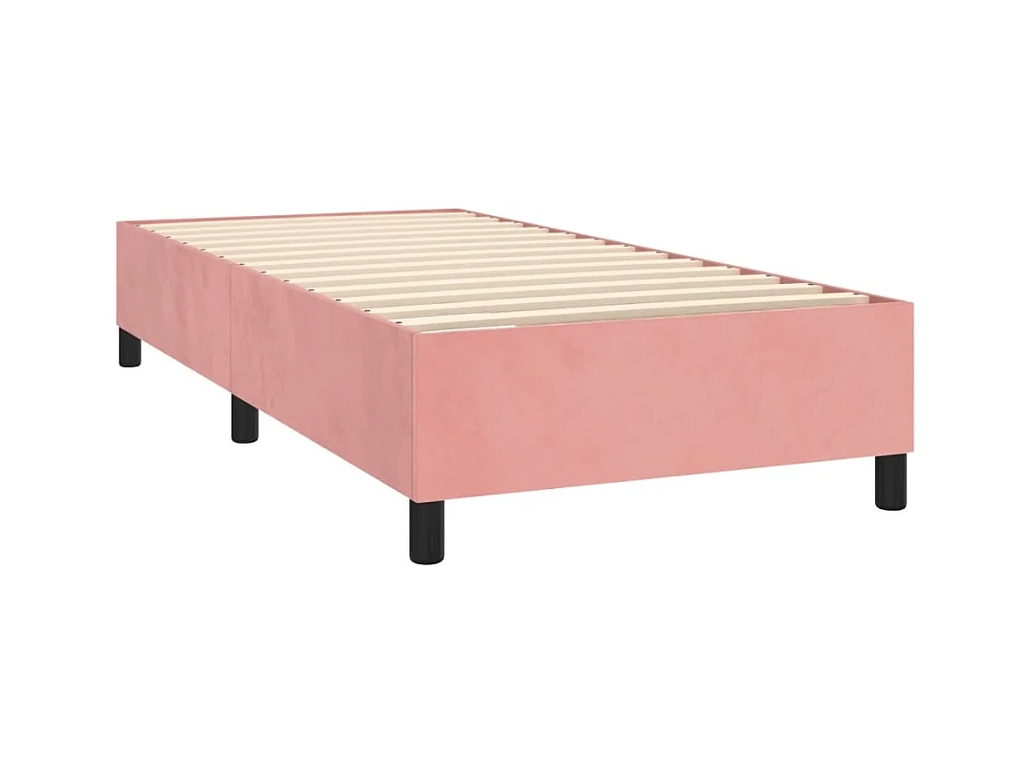 Lattenbodem en matras Rose 80x200 cm Fluweel