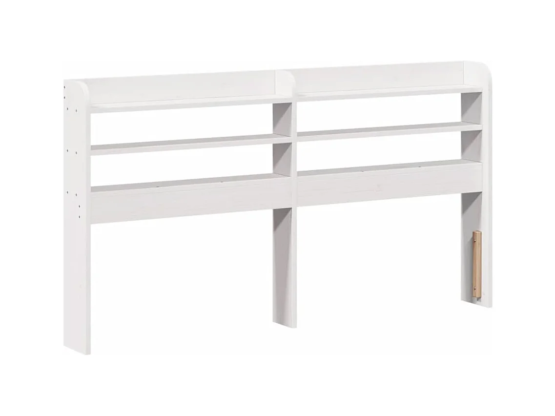 Bedframe zonder matras wit 120x200 cm massief grenenhout