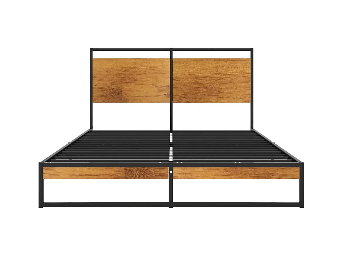 Struttura letto in metallo senza materasso 120x200 cm